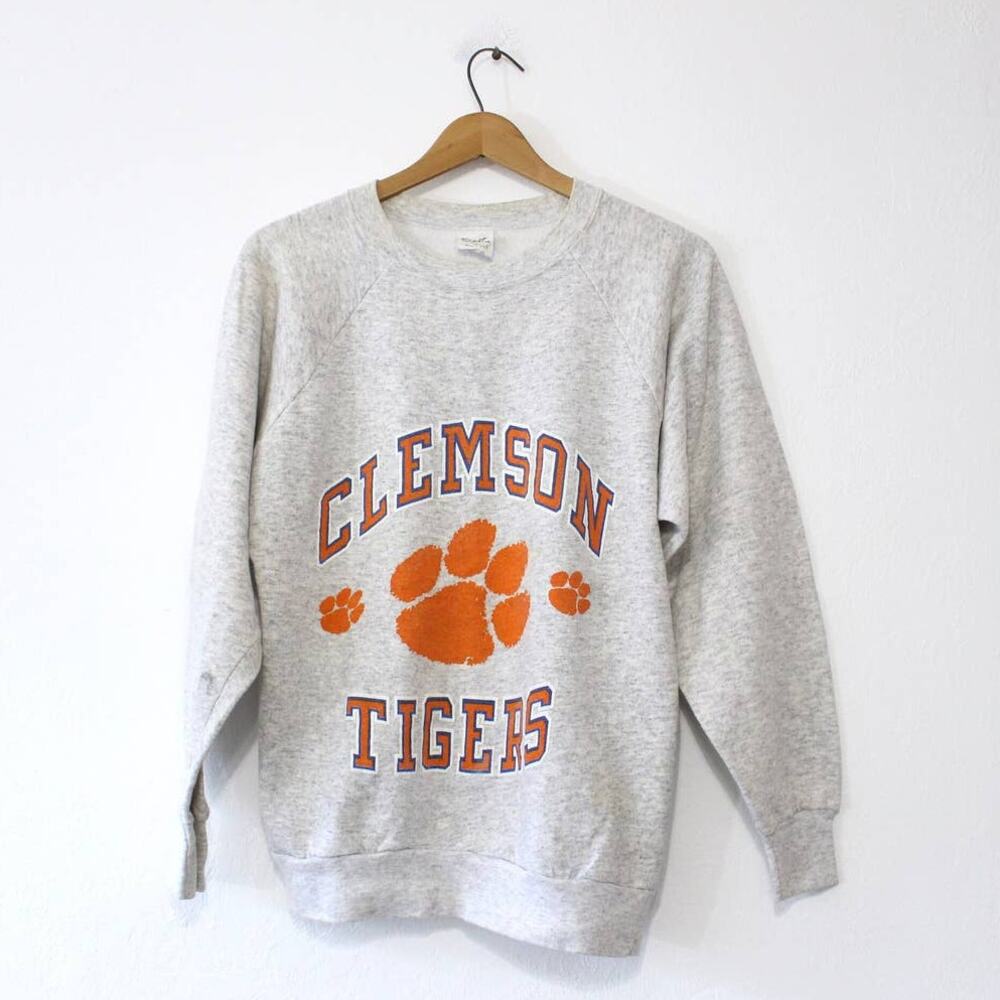 Vintage Clemson University Tigers Sweatshirt Large